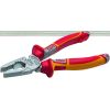 Пассатижи диэлектрические CombiMax 1000В VDE 180 мм, покрытие Crom, рукоятки SoftGripp 3K NWS 109-49-VDE-180