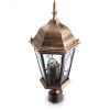 Светильник НТУ-60w на трубу Е27 IP44 черное золото FERON PL162 чер.зол.