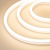 Лента герметичная MOONLIGHT-SIDE-A140-12x24mm 24V Warm3000 (9.6 W/m, IP68, 5m, wire x2) (Arlight, Вывод прямой, 3 года) Arlight 038602