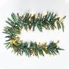Шлейф еловый с ягодами и гирляндой 1.8 м, 30 LED, 31 В, литой, теплое белое свечение Neon-Night 307-113