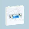 Разъём VGA, широкий, винты, S27, белый Simon 2700091-030