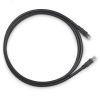 Патч-корд F/UTP, категория 6a, 2xRJ45/8p8c, экранированный, армированный гофрированной стальной лентой, черный, РЕ, внешний, 10м Cabeus PC-ARM-FTP-RJ45-Cat.6a-10m-PE