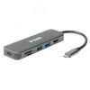 Разветвитель 2хUSB 3.0 Type-A, 1хUSB Type-C, 1хSD/microSD, 1хHDMI D-Link DUB-2327/A1A