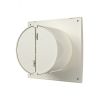 Вентилятор осевой вытяжной с обратным клапаном D125 декоративный DiCiTi AURA 5C Ivory