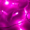 Гирлянда светодиодная декоративная ARD-STRING-CLASSIC-10000-WHITE-100LED-FLASH PINK (230V, 7W) (ARDCL, IP65) Arlight 025822