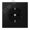 Розетка SCHUKO, дюропласт, черный матовый JUNG LS1520SWM