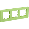 BRITE Рамка 3-местная РУ-3-2-Бр стекло эко грин RE IEK