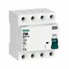 Выключатель дифференциального тока УЗО 03-6кА-4P-025А-300-AC SE (Dekraft) 14249DEK