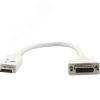 Кабель-переходник DisplayPort M на DVI F, 0.3 м., белый Kramer ADC-DPM/DF