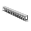 Организатор кабельный с крыш/отв 19&quot; 1U, 60 мм RAL7035