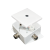 Коробка монтажная огнестойкая КМ-О (2к)-IP66-100х100 три ввода ABC Гефест-СПб КМ-О (2к)-IP66-100х100 ABC