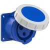 Розетка встраиваемая 32А/230V/1P+N+E/IP67, фланец 75x75 PCE 3232-6