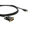 Кабель HDMI M на DVI M, 1.8 м., черный Kramer C-HM/DM-6