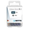 Бита PH2 х 50 мм 1/4'' E6.3 Industrial TiN покр. нитрид титана (5 штук) WITTE 427552200