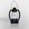 Фонарь декоративный с эффектом Снегопада и подсветкой Снеговики, белый Neon-Night 501-061