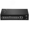Коммутатор неуправляемый, 8 RJ-45 POE портов, 2 RJ-45 Uplink Smartec ST-NS208MB-GD