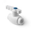 Кран шаровой 75 мм полипропиленовый (Белый) PRO AQUA PA40020