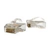 Разъем PLEZ-8P8C-UA-C5-100 легкой оконцовки RJ-45 (8P8C)под вит пару язычек Hyperline 445724