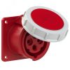 Розетка встраиваемая 16А/400V/3P+E/IP67, фланец   75x75 PCE 3142-6