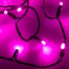 Гирлянда светодиодная декоративная ARD-STRING-CLASSIC-10000-BLACK-100LED-STD PINK (230V, 7W) (ARDCL, IP65) Arlight 025806