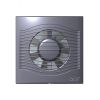 Вентилятор осевой вытяжной с обратным клапаном D100 декоративный DiCiTi SLIM 4C Dark Gray metal
