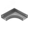Угол плоский плавный универсальный 90 град. к лотку 300х50, толщ. 1,0 мм, Сендзимир цинк OSTEC 086735