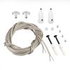 Подвес токопроводящий ARL-SL-LINE 2x2m Set WHITE (провод 2x0.5) Arlight 046133