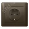 Galea Life Розетка с заземлением в корпусе dark bronze LEGRAND 771262