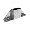 Опора №5, для СТРАТ профиля 82х41 мм, толщ. 5,0 мм, гальван. цинк OSTEC 876160