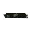 Блок розеток 10' 250В 1U 16А 4хSchuko IEC 60320 C14 алюминиевый Hyperline 255009