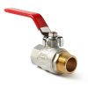 Кран шаровой полнопроходной, ручка-рычаг, НВ 1 1/4 PRO AQUA FWL53-M32-F32x