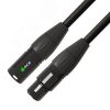 Кабель микрофонный XLR М на XLR F, 5 м., черный Greenconnect GCR-53373