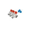 Коллектор резьбовой с вентилями ВМ 3/4x3/4x1/2x4 AQUALINK 04478