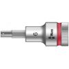 Головка торцевая со вставкой под внутренний шестигранник 8740 C Hex-Plus HF Zyklop DR 1/2 с фиксацией крепежа 6 x 60 мм WERA WE-003822