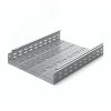 Металлический лоток перфорированный 400х80х3000, толщ. 1,0 мм, Сендзимир цинк OSTEC 014480