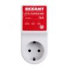 Реле напряжения вилка-розетка 16А REXANT 10-6045