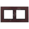 Рамка на 2 поста, стекло, Эра Elegance, бордо+антр, 14-5102-25 ЭРА Б0034497