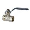 Кран шаровой ВВ 1 1/2 ручка никелированный AQUALINK 01147