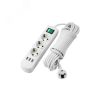 LETITIA Удлинитель с/з 3 входа 5 метра с выключателем c USB разъёмом Lezard 721-0305-302U