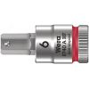 Головка торцевая 8740 A Hex-Plus HF Zyklop со вставкой под внутренний шестигранник DR 1/4 с функцией фиксации крепежа 6 x 28 мм WERA WE-003337