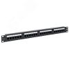 Патч-панель TERACOM 19'' Cat.5E 1U неэкранированная UTP 24 порта RJ-45 110 IDC с органайзером EKF TRC-PPNL-5EUTP-C1U24