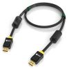 Кабель DisplayPort 1.4 20M на 20M, 2 м., черный, ферритовые кольца Greenconnect GCR-51916