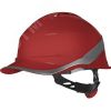Каска защитная DIAMOND VI WIND из ABC с вентиляцией красного цвета Delta Plus DIAM6WTRROFL