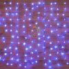 Гирлянда светодиодный Дождь 1,5х1,5 м, свечение с динамикой, прозрачный провод, 230 В, диоды синие Neon-Night 235-033