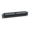 Патч-панель IDC 10, установочный размер 236 мм, 12 портов RJ-45, категория 5e, Dual IDC Cabeus PL-12-Cat.5e 10-Dual