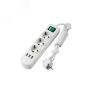 LETITIA Удлинитель с/з 3 входа 2 метра с выключателем c USB разъёмом Lezard 721-0302-302U