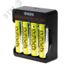 Зарядное устройство для аккумуляторов B-95USB (+4 x AA 2700мАч) JazzWay 5038929