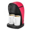 Кофеварка KT-7188-1, объем 0,3 л, мощность 450 Вт, цвет черно-малиновый KITFORT КТ-7188-1