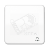 Клавиша с символом звонок белая JUNG CD590KWW