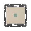 VALENA Переключатель одноклавишный с подсветкой 16AX слоновая кость Daccord/Legrand 774103